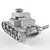 Soviet Toon Tank: MC-1 Powerhouse 3D model small image 3