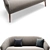 Pomeroy Barrel Sofa: Stylish Comfort 3D model small image 2