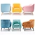 LaForma Lobby: Stylish Studded Armchair from Spain 3D model small image 2