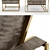 Modern Milo Baughman Sling Chair 3D model small image 2