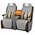 ComfortMax Airline Sleeper Seats 3D model small image 1