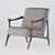 Sleek and Stylish Cervo Chair 3D model small image 1