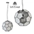 Modern Pendant Globe Light 3D model small image 3