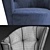 Modern Italian Armchair: Giorgetti Arabella 3D model small image 3