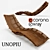 Relax in Style: Unopiu Swing Sun Lounger 3D model small image 1