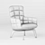 Elegant Freifrau Marla Chair 3D model small image 2