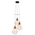 Elegant Tarbes Suspension Light 3D model small image 1