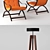 Loda Shelford Berjer Armchair: Modern Elegance for Your Space 3D model small image 2