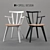 Sleek Windsor Beetle Chair 3D model small image 1