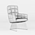 Luxury Freifrau Marla High Chair with Harp Frame 3D model small image 2