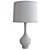 Rejuvenation Colored Glass Table Lamp: American Classic 3D model small image 2