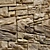 Modern Stone Walls Set 2 3D model small image 2