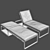 Cushioned Comfort: Flexform AIR 3D model small image 3