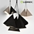  Stylish Luminex Pendant Light 3D model small image 1