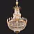 Gold Empire Palace Chandelier 3D model small image 2