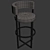 Elegant Porada Bar Stool 3D model small image 2