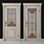 Stained Glass Door with 2 Design Options 3D model small image 2