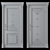 Stained Glass Door with 2 Design Options 3D model small image 3