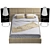 Italian Elegance: Grandangolo Bed 3D model small image 3
