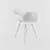 Elegant White Chair 3D model small image 2