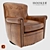 Luxury Swivel Club Chair: Hooker Jacob 3D model small image 1