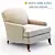 Avon Howard Armchair: Timeless Elegance 3D model small image 1