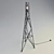 Modern Metal Floor Lamp 3D model small image 2