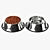 Premium Stainless Steel Dog Bowl 3D model small image 2