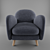 Comfort Collection: Cozy Armchair 3D model small image 2