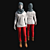 Autumn Chic Female Mannequin 3D model small image 4