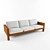 Contemporary 3-Seater Sao Conrado Sofa 3D model small image 1