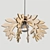 Modern Wooden Pendant Light 3D model small image 1