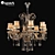 Nativo Osgona Crystal Chandelier 3D model small image 1