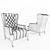 Caprice Armchair: Stylish, Versatile, Tosconova 3D model small image 2