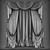 Classic Style Curtains 3D model small image 2