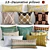 Chic Pillows Set: Stylish Home Decor 3D model small image 1