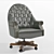 Elegant Carpaccio Director Armchair 3D model small image 2