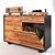 Vinyl-Inspired Chest of Drawers 3D model small image 3