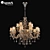 Nativo Osgona Crystal Chandelier 3D model small image 1