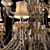 Modern Crystal Chandelier Luxe Design 3D model small image 2