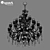 Modern Crystal Chandelier Luxe Design 3D model small image 3