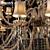 Crystal Chandelier: Nativo Osgona 3D model small image 2