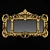 Elegant Chippendale Gilt Mirror 3D model small image 1