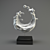 Elegant Abstract Dream Sculpture 3D model small image 1