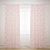 Kids' Straight Shadow Curtains 3D model small image 1