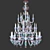 Barovier & Toso Veneziani Chandelier 220x350cm 3D model small image 1