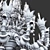 Barovier & Toso Veneziani Chandelier 220x350cm 3D model small image 3
