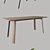 Modern Udon Chair & Alle Table Set 3D model small image 2