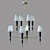 Elegant Highfield Chandelier: Illuminate in Style 3D model small image 1