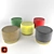 Cosy Round Pouf 3D model small image 1
